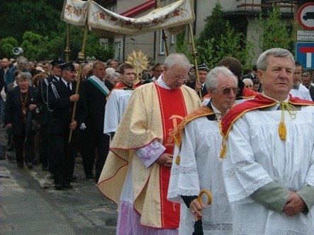 Procesja Bożego Ciała w Uniejowie