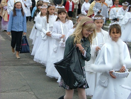 Procesja Bożego Ciała w Uniejowie