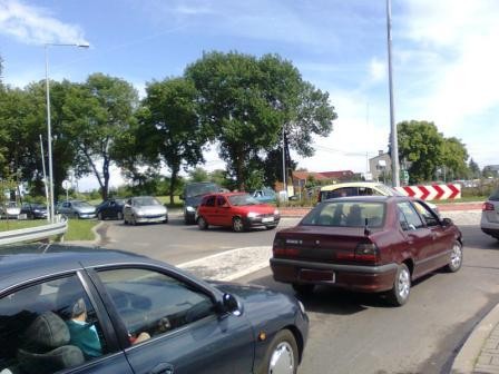 Uniejów zakorkowany