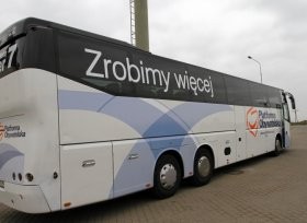 Wyborczy autokar PO w Uniejowie?