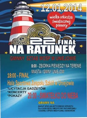 Zapraszamy na Finał WOŚP