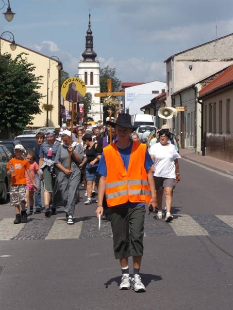 Pielgrzymowali przez Uniejów
