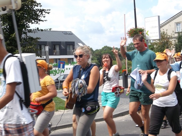 Pielgrzymowali przez Uniejów