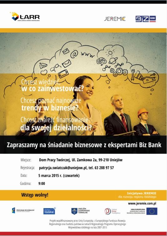 Śniadanie biznesowe-zaproszenie