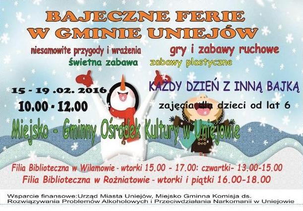 Pomysł na ferie