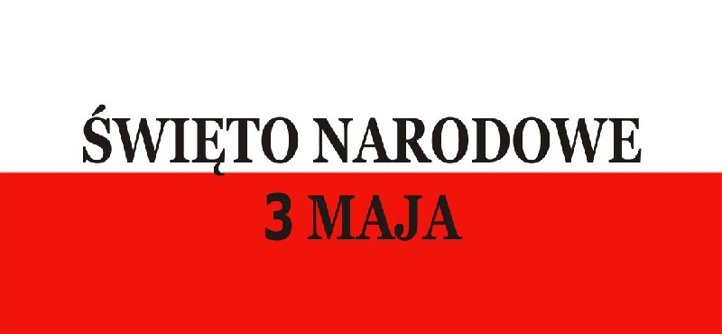 Zaproszenie na obchody Święta 3 Maja