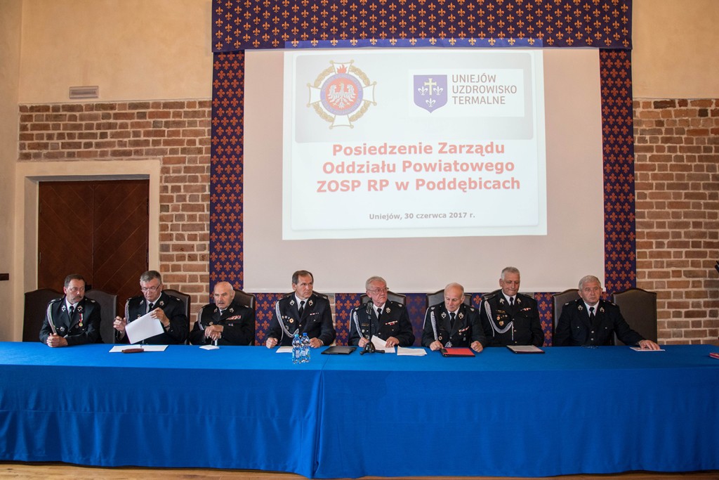 Posiedzenie ZOSP RP w Poddębicach