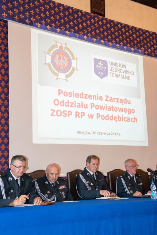 Posiedzenie ZOSP RP w Poddębicach