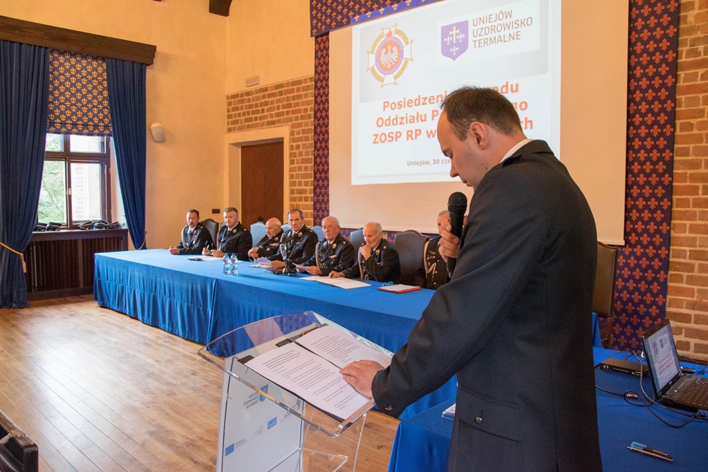 Posiedzenie ZOSP RP w Poddębicach