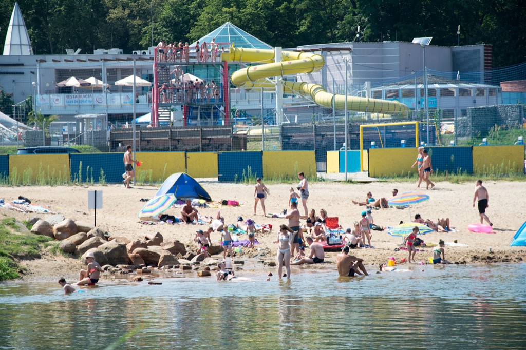 Plaża w wakacje
