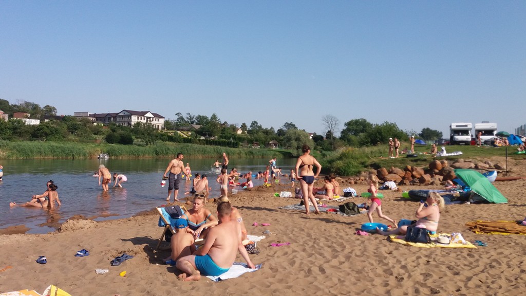 Plaża w wakacje