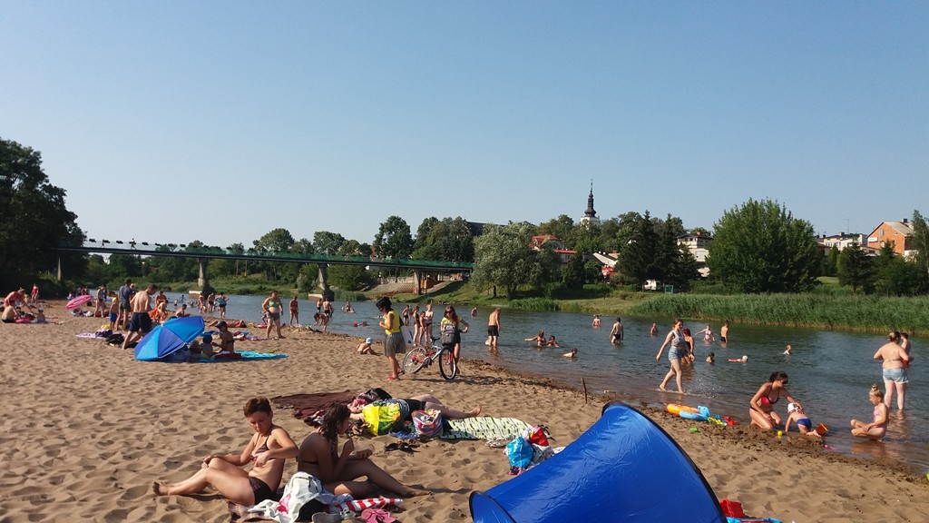 Plaża w wakacje