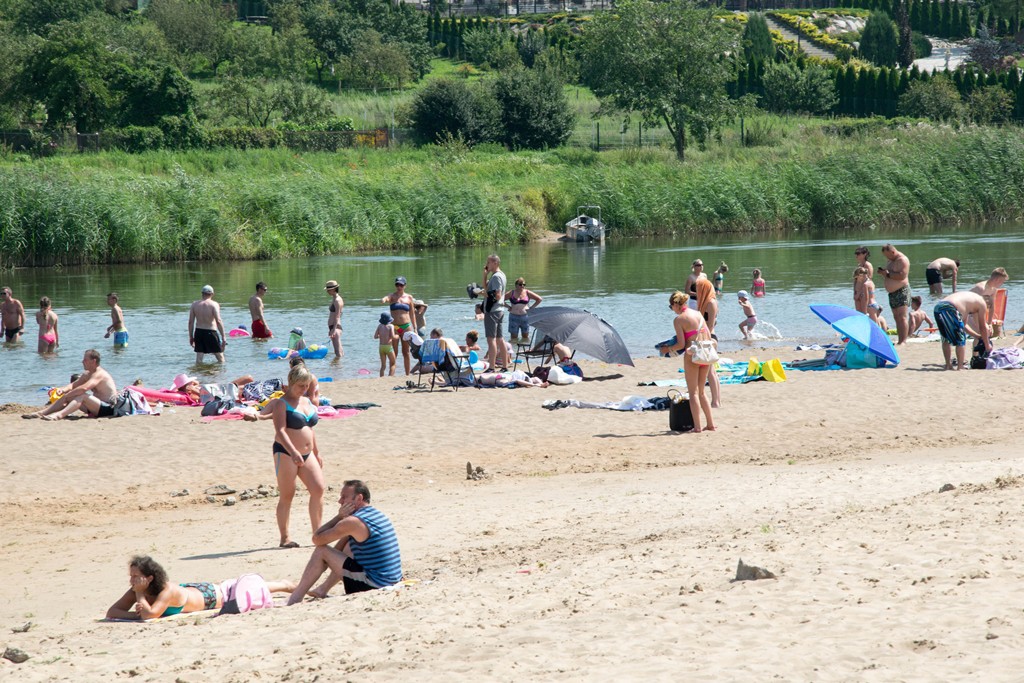 Plaża w wakacje