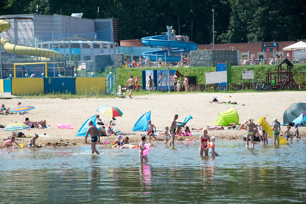 Plaża w wakacje