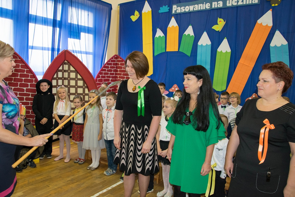 Pasowanie na uczniów w Uniejowie