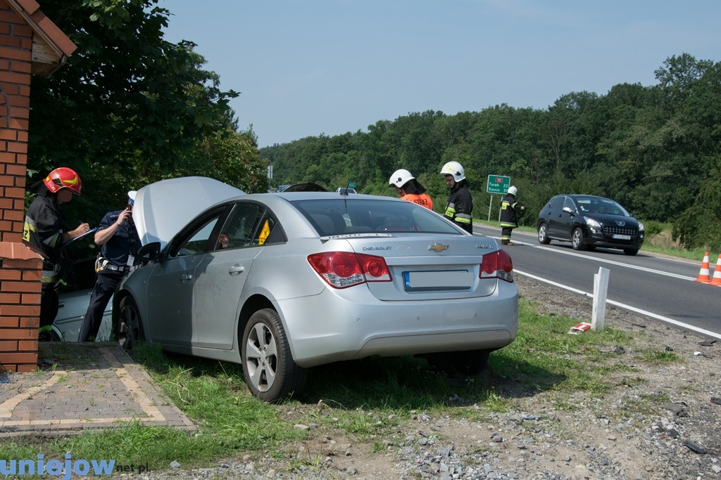 Wypadek na trasie nr 72