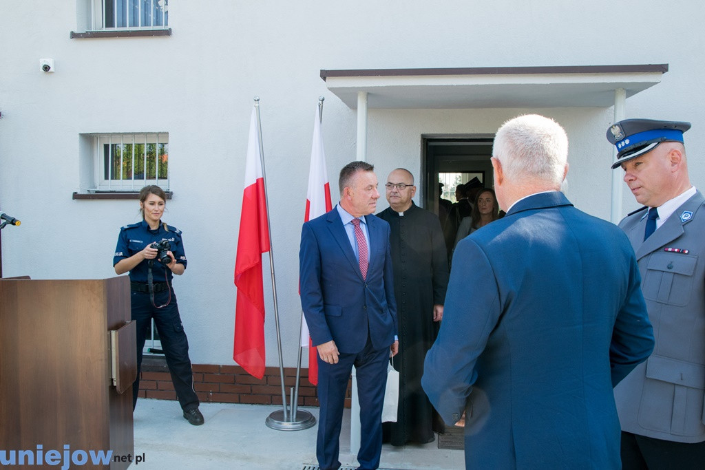 Otwarcie posterunku w Wartkowicach