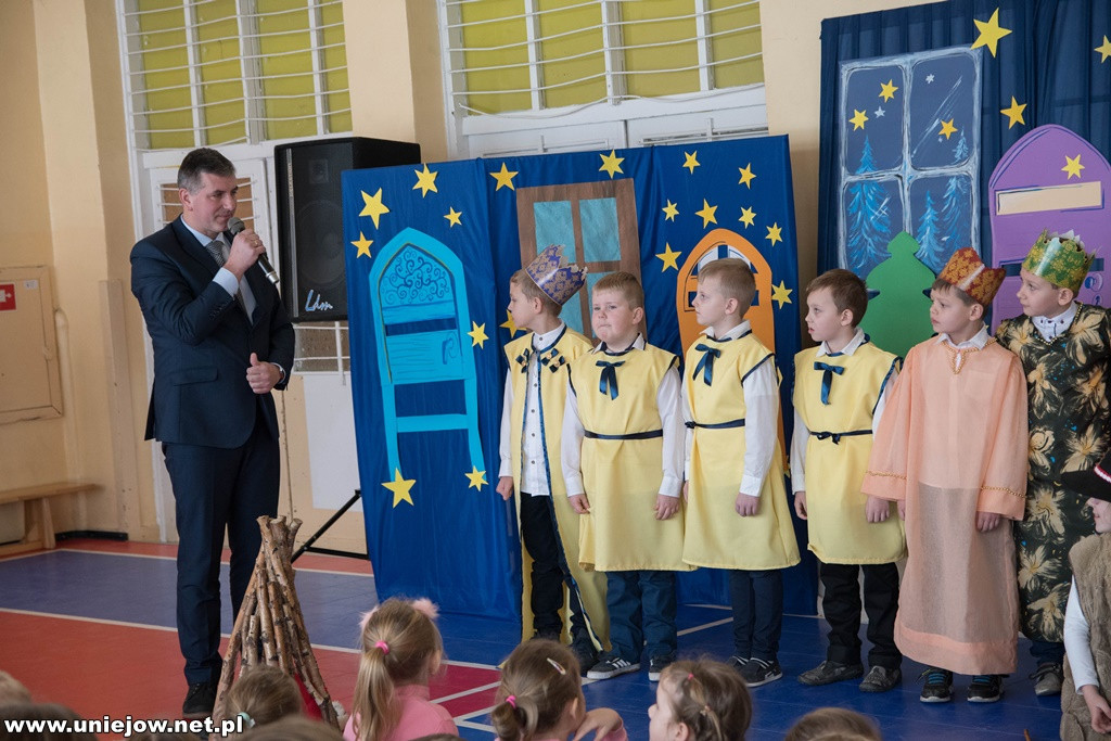 Jasełka w podstawówce w Uniejowie