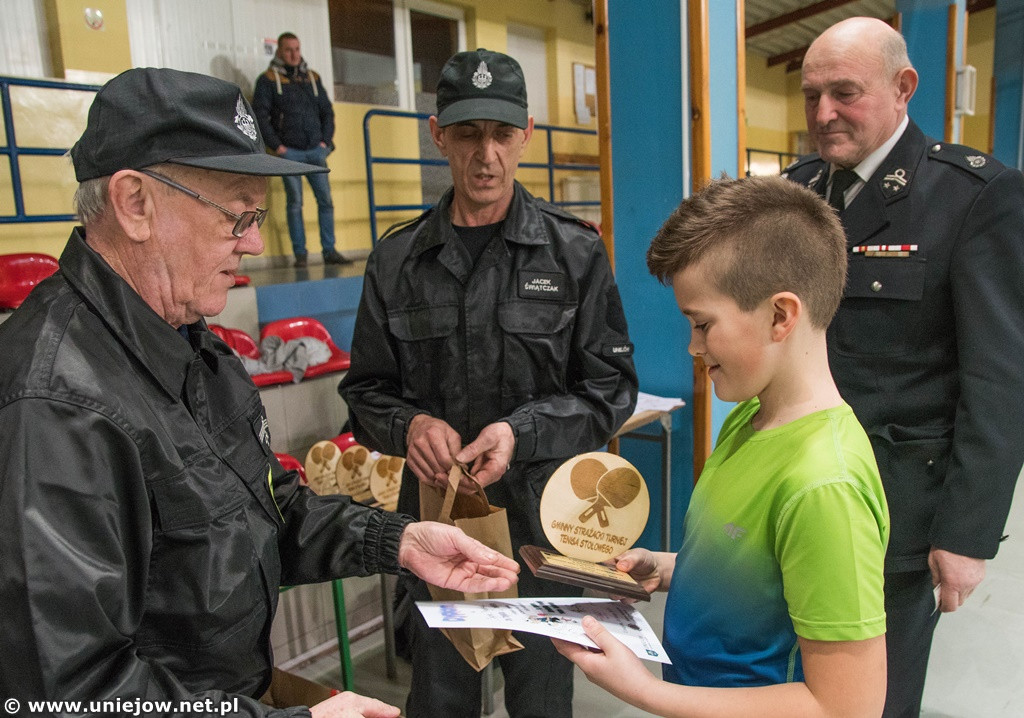 Strażacki Turniej Tenisa Stołowego 2019