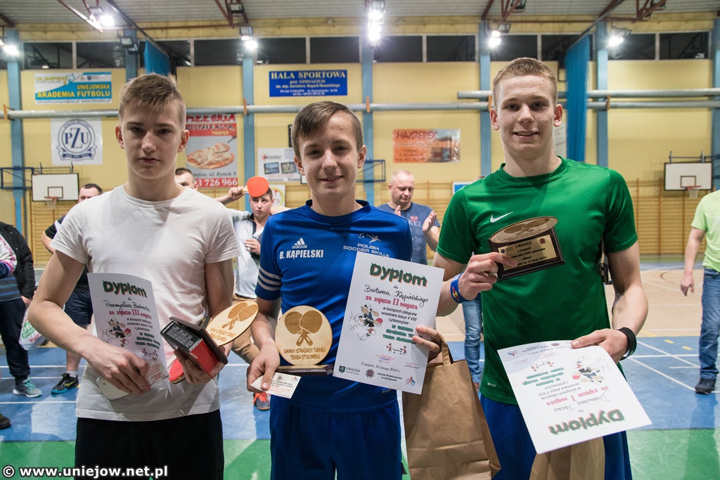 Strażacki Turniej Tenisa Stołowego 2019