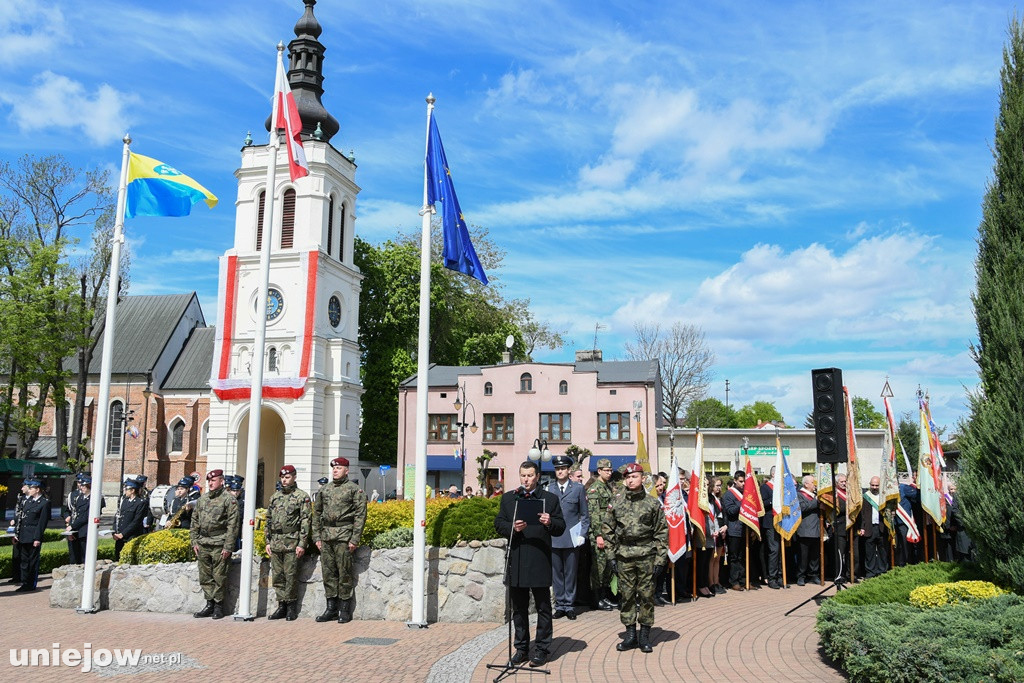 Uniejowianie uczcili święto Konstytucji 3 Maja