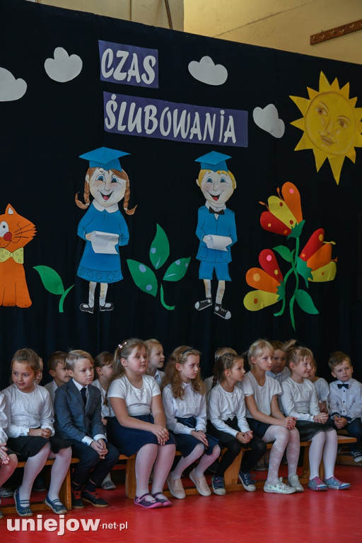 Ślubowanie pierwszoklasistów w Uniejowie