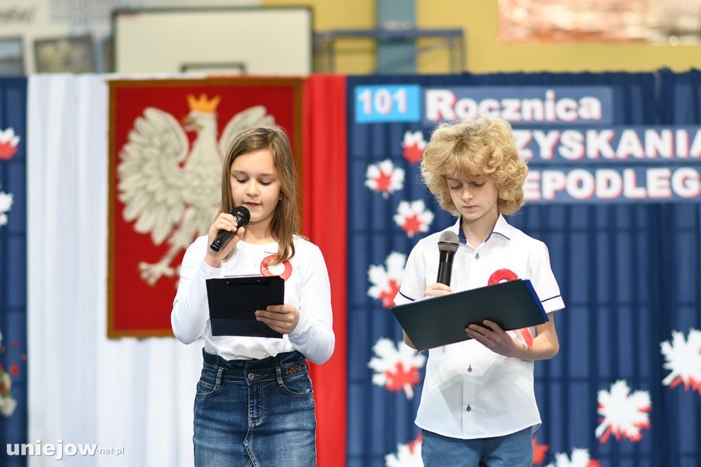 101. rocznica odzyskania niepodległości w SP w Uniejowie