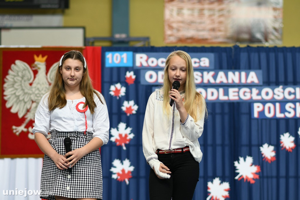 101. rocznica odzyskania niepodległości w SP w Uniejowie