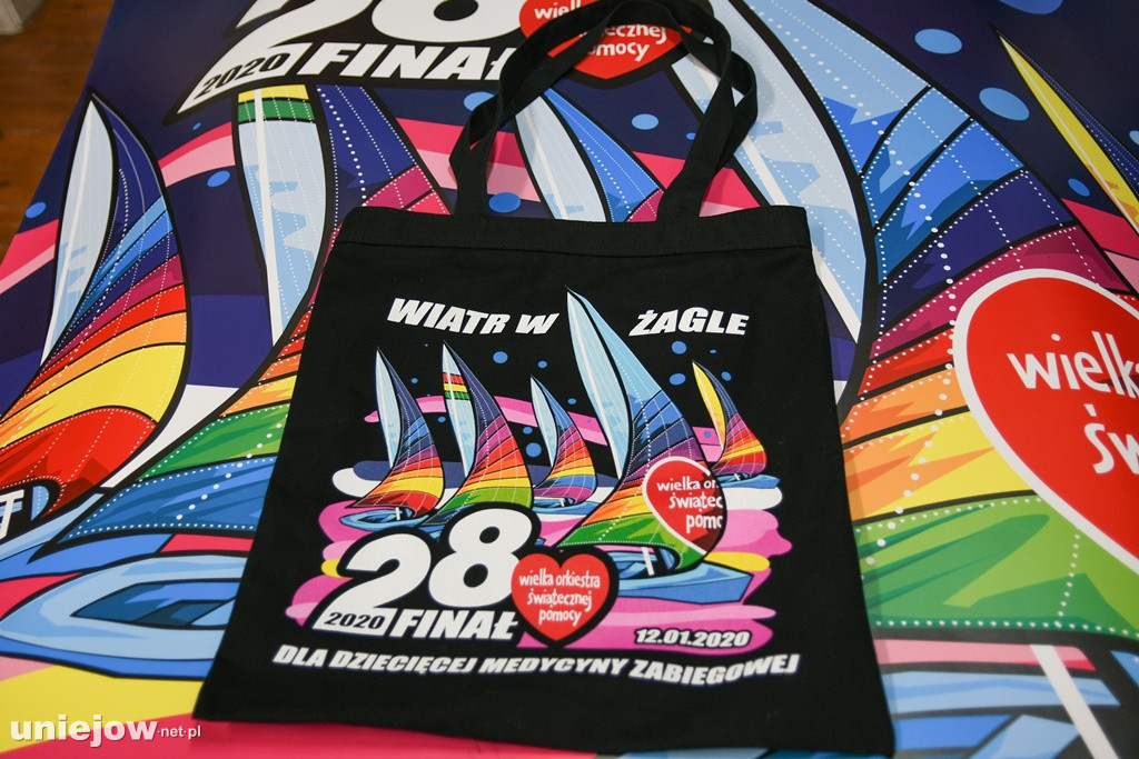 Gadżety 28. finał WOŚP w Uniejowie