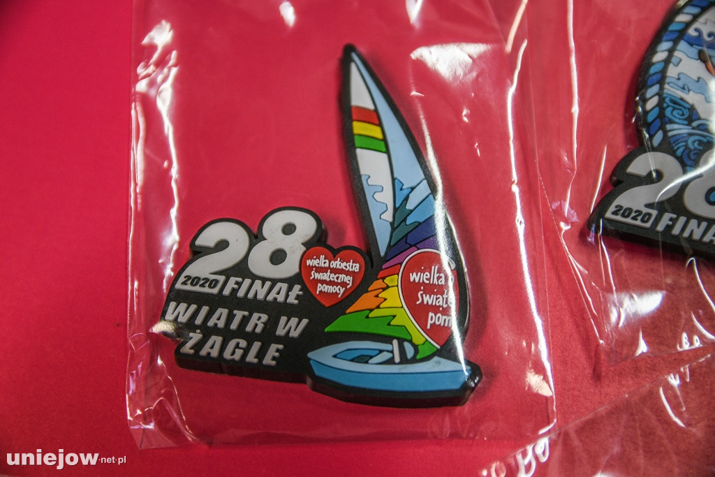 Gadżety 28. finał WOŚP w Uniejowie