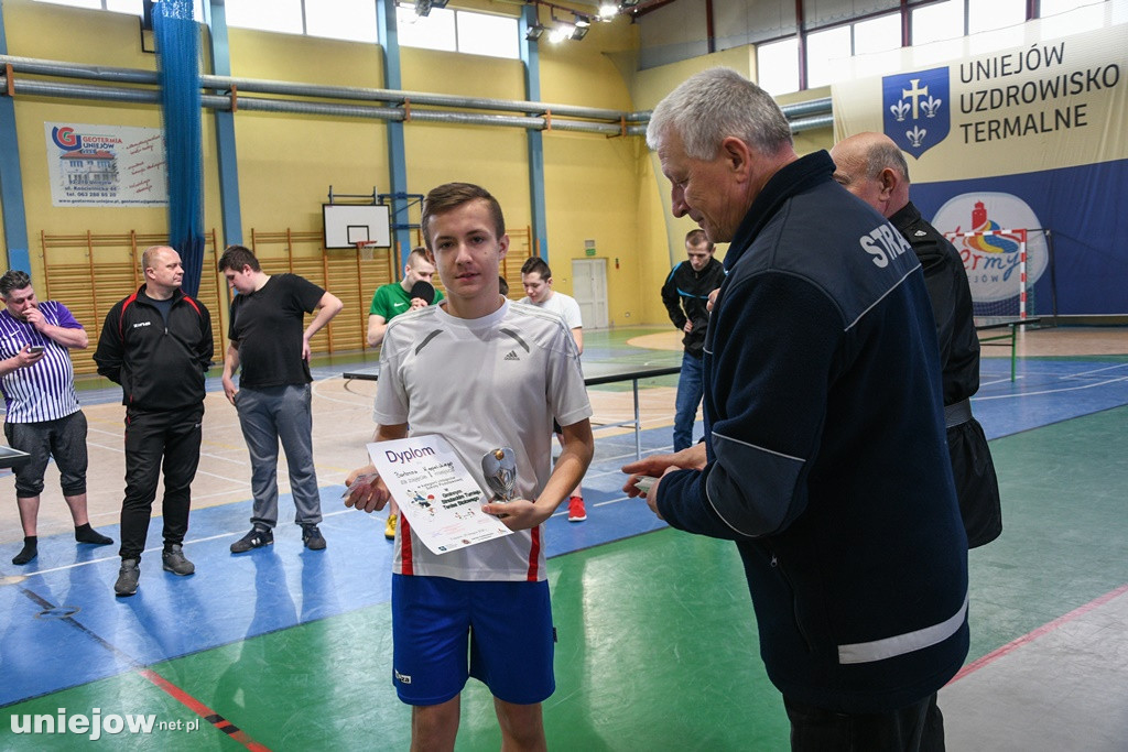 Gminny Strażacki Turniej Tenisa Stołowego 2020