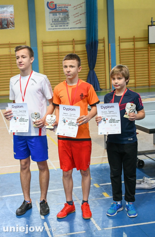 Gminny Strażacki Turniej Tenisa Stołowego 2020
