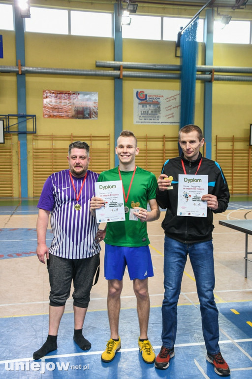 Gminny Strażacki Turniej Tenisa Stołowego 2020