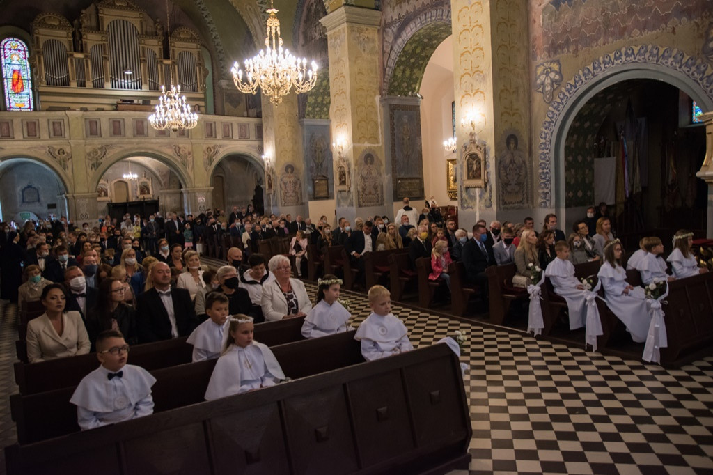 I Komunia Święta w Parafii pw. Św. Floriana w Uniejowie 27.09.2020