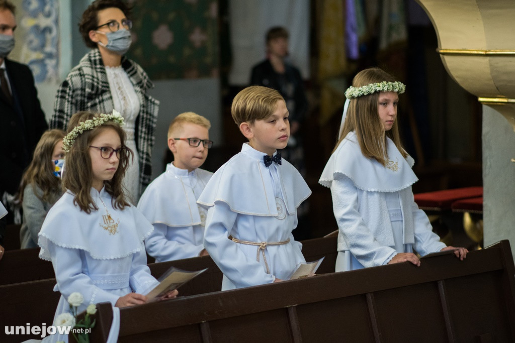 I Komunia Święta w Parafii pw. Św. Floriana w Uniejowie 27.09.2020