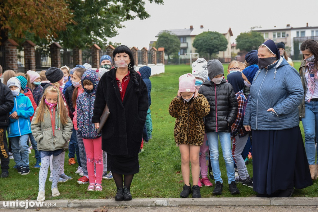 Próbna ewakuacja szkoły w Uniejowie