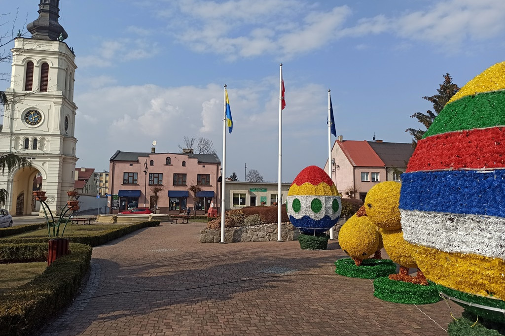Wielkanocne ozdoby w Uniejowie