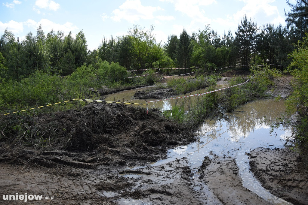 Koło Uniejowa postał tor off-roadowy