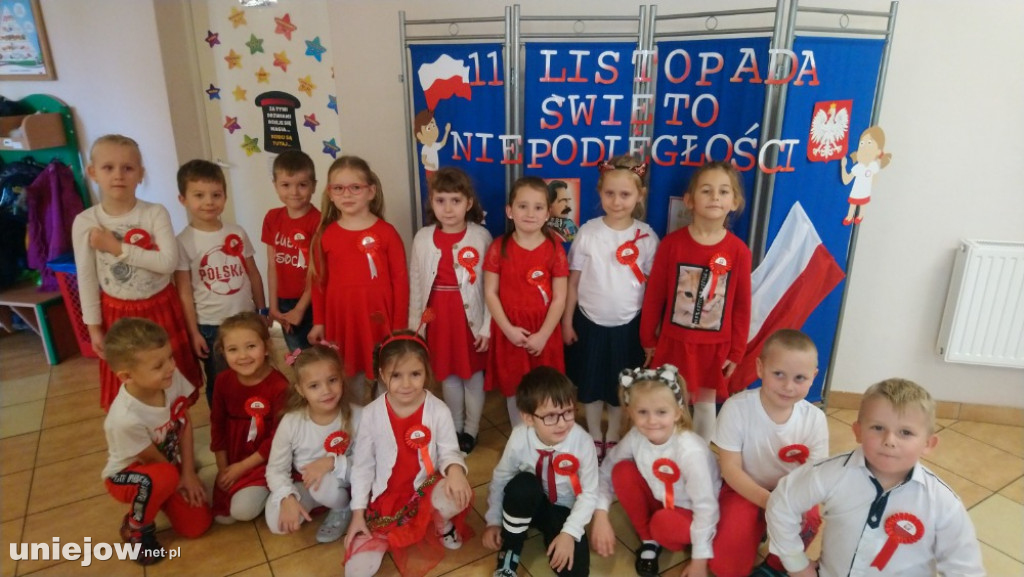Przedszkolaki na 11 listopada