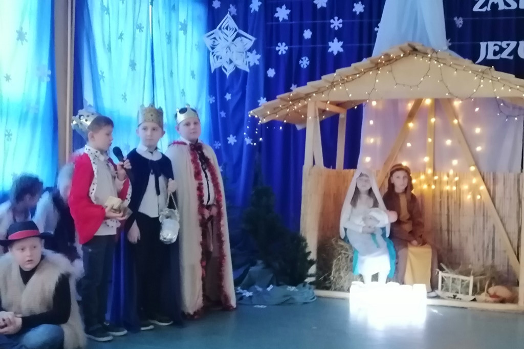 Jasełka w Szkole Podstawowej w Wilamowie
