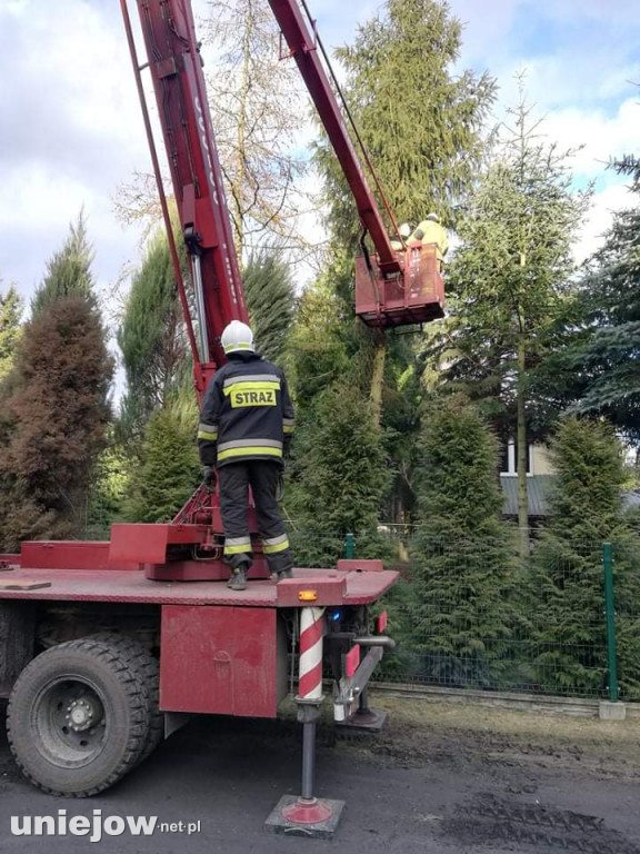 Wichury przeszły przez Uniejów i okolice. Wasze zdjęcia