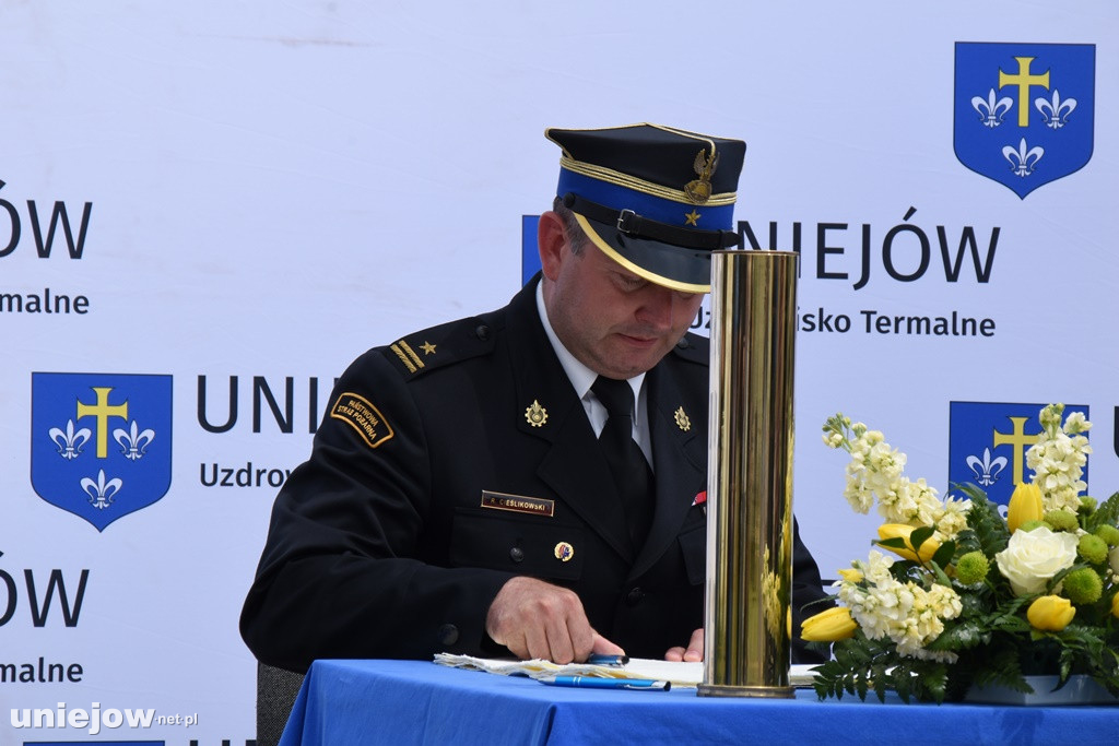 Wmurowano kamień węgielny pod budowę przedszkola integracyjnego w Uniejowie