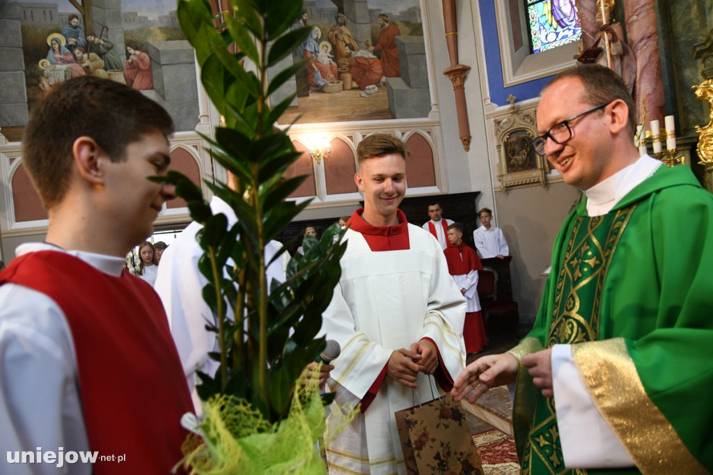 Pożegnanie księży w Uniejowie i Wilamowie