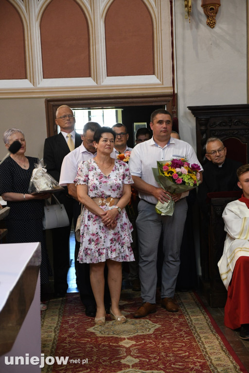 Pożegnanie księży w Uniejowie i Wilamowie