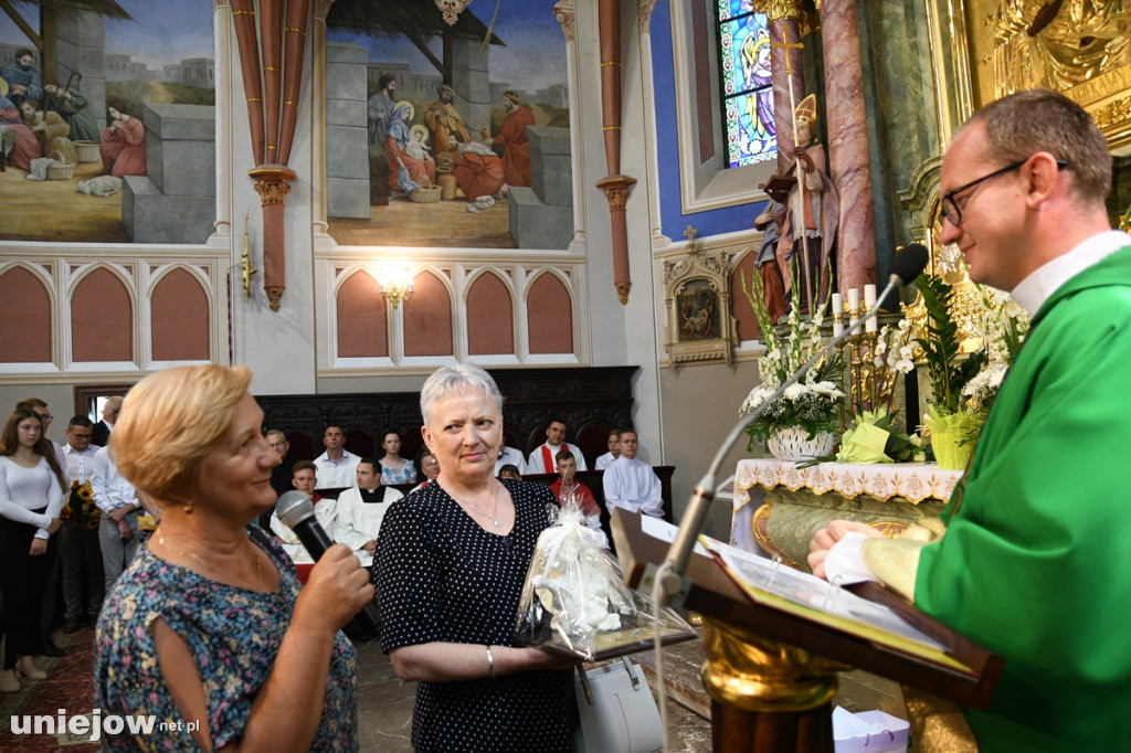 Pożegnanie księży w Uniejowie i Wilamowie