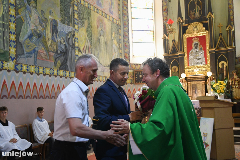 Pożegnanie księży w Uniejowie i Wilamowie