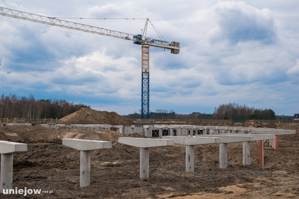 Powstaje tężnia solankowa w Uniejowie. Jak wygląda budowa?