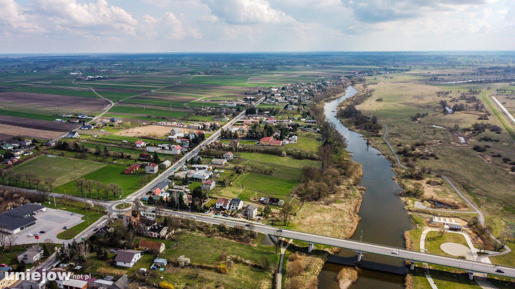 Uniejów z lotu ptaka