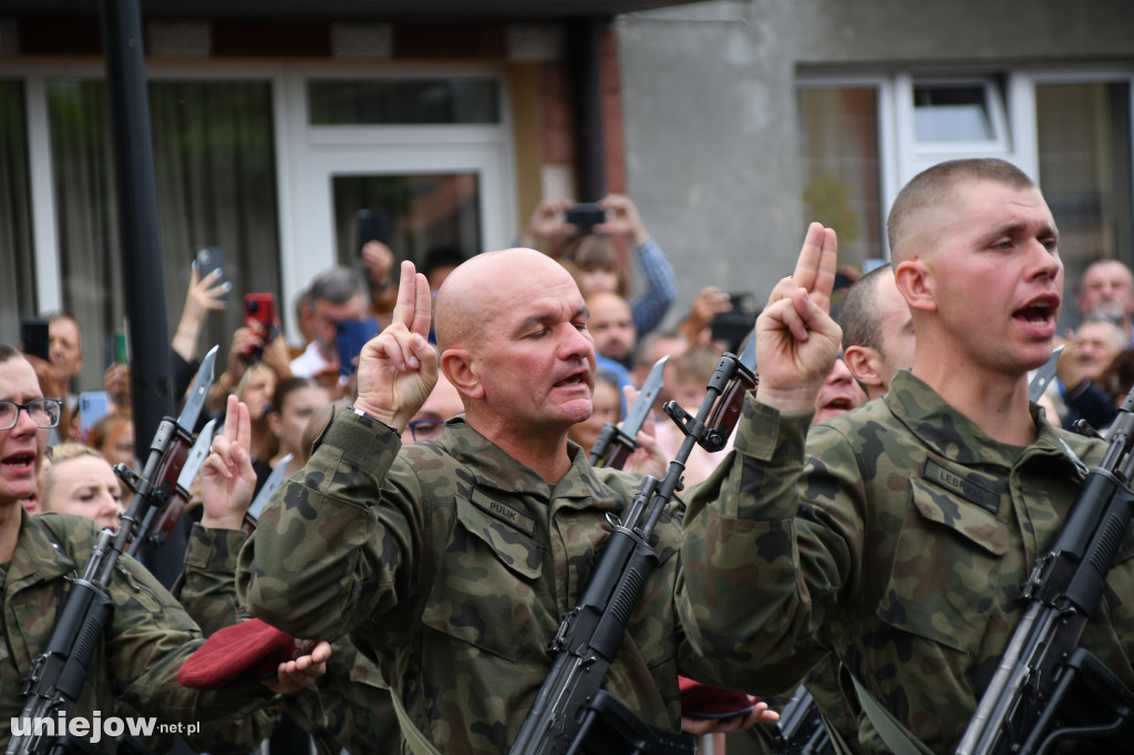 Żołnierze złożyli w Uniejowie uroczystą przysięgę