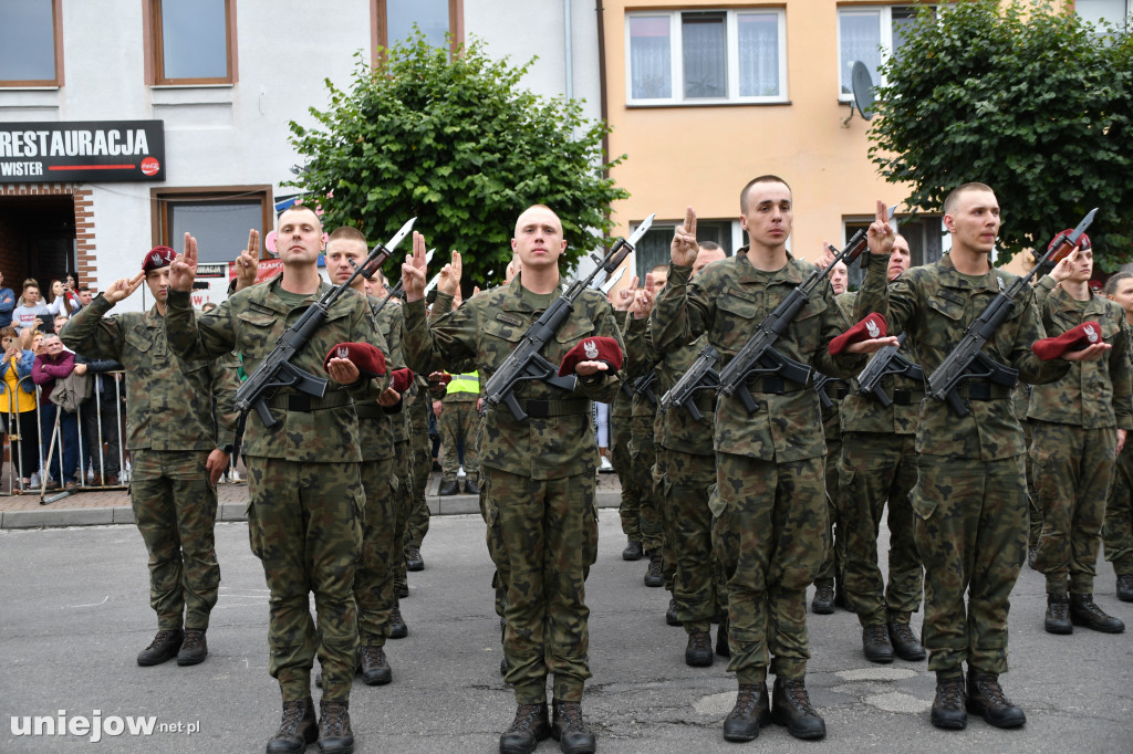 Żołnierze złożyli w Uniejowie uroczystą przysięgę